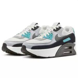 Nike Air Max 90 LV8 "Summit White/Wolf Grey/Black/Smoke Grey" Women's Shoe